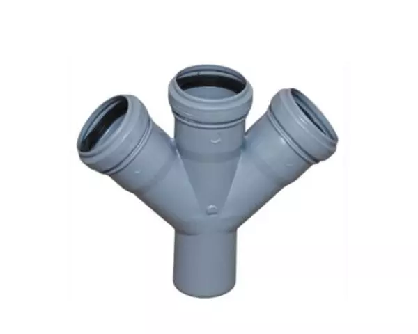 Крестовина ПВХ d50/50/45° / ЭКОНОМ