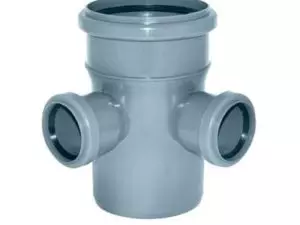 Крестовина ПВХ 110/50/50/90° / ЭКОНОМ
