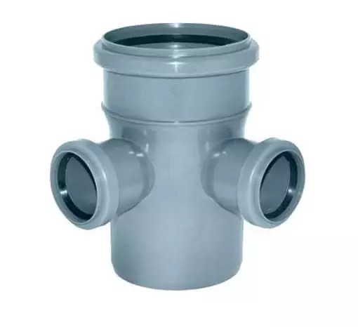 Крестовина ПВХ 110/50/50/90° / ЭКОНОМ