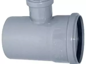 Тройник ПВХ d100*50/87° / ЭКОНОМ