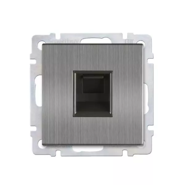 Розетка компьтерная серый никель НЕПТУН «SMARTBUY» SBE-05gn-S1-RJ