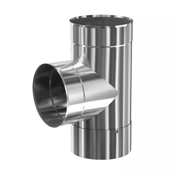 Тройник дымохода d115 L90° / FeFlues