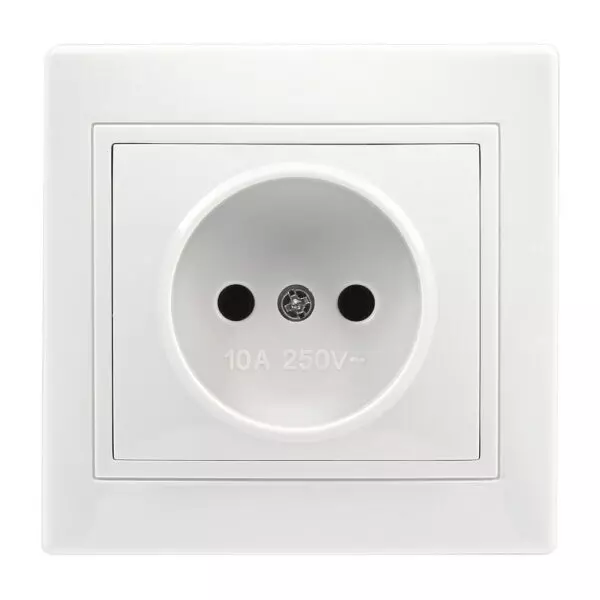Розетка 1 гнездо б/з ВЕНЕРА «SMARTBUY» SBE-01w-10-S1-N-c