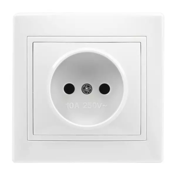 Розетка 1 гнездо б/з ВЕНЕРА «SMARTBUY» SBE-01w-10-S1-N-c