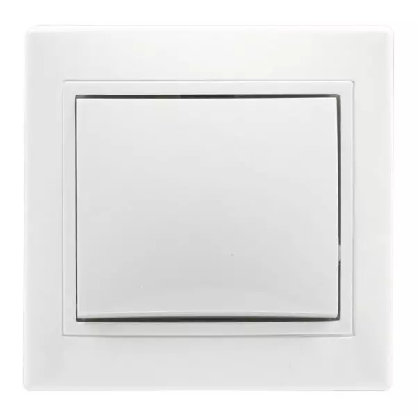 Выключатель 1 клавишный ВЕНЕРА «SMARTBUY» SBE-01w-10-SW1-0-c