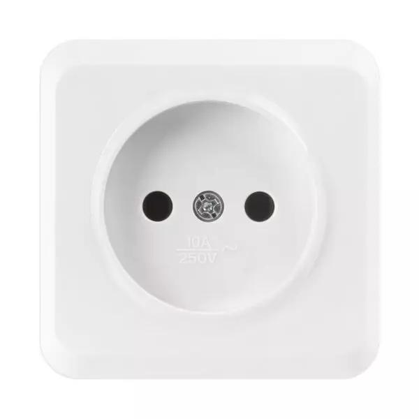 Розетка 1-местная б/з ЮПИТЕР «SMARTBUY» SBE-03w-10-S1-N-с