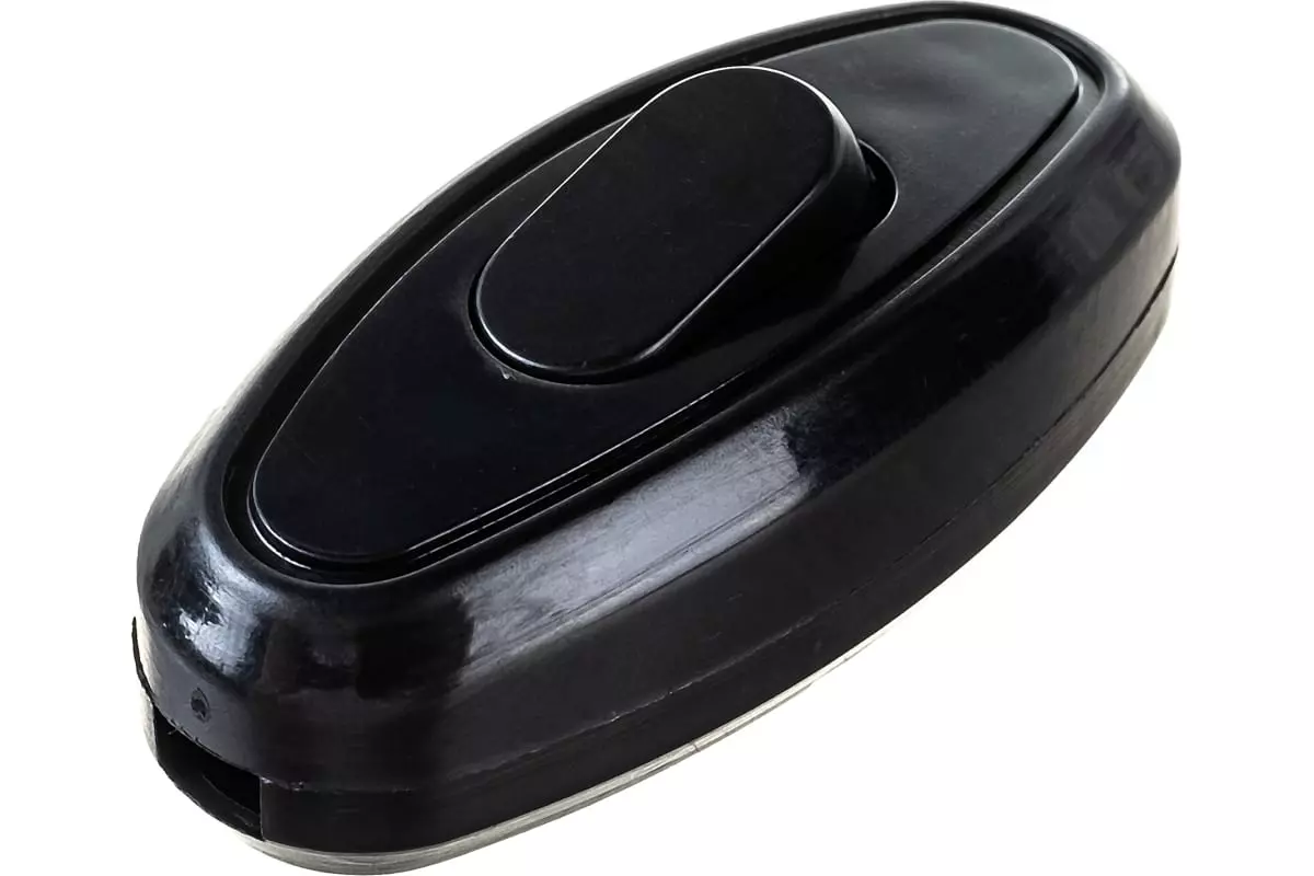 Выключатель проходной черный 6А 250В «SMARTBUY» SBE-06-S04-b