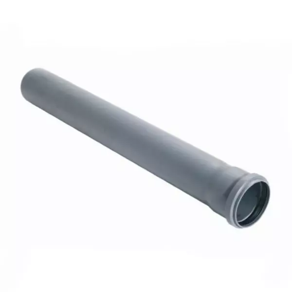 Труба ПВХ с раструбом d50, L-2,00 м / ЭКОНОМ