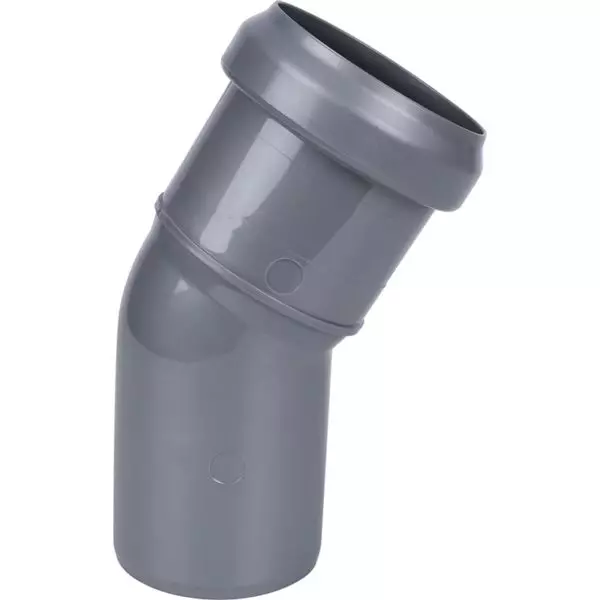 Отвод ПВХ d50/30° / ЭКОНОМ