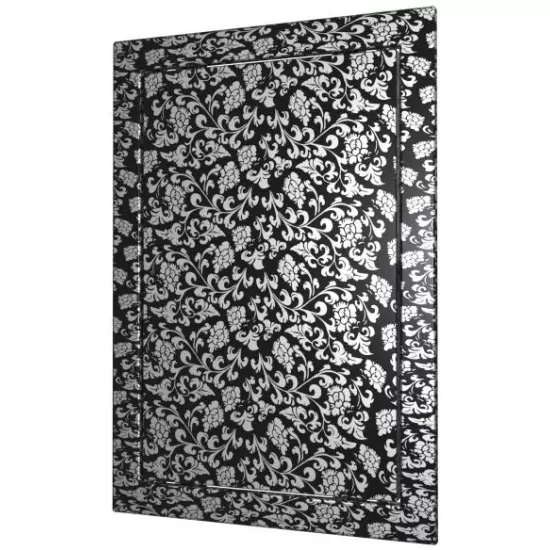 Люк-дверца ревизионная 168*218 с фланцем 146*196 АБС Л1520 blak design