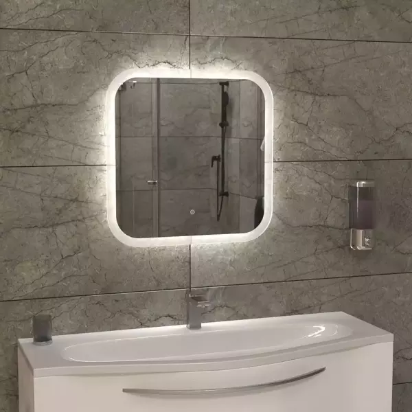 Зеркало с LED подсветкой 60*60 9,6 Вт/м / 3410606ск