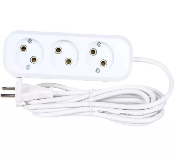 Удлинитель 3 гнезда 3 метра б/з «SMARTBUY» SBE-10-3-03-N