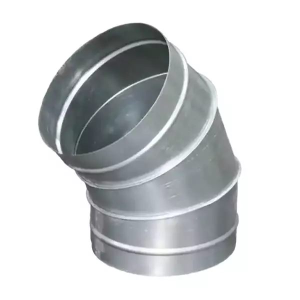 Отвод оцинкованный 45° d160