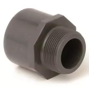 Ниппель ПВХ 50*63*1 1/2 НР клеевой