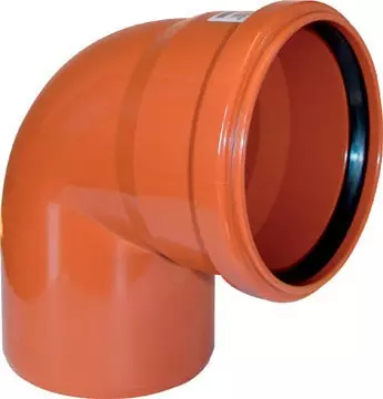 Отвод ПВХ d200/90° / АГРИГАЗПОЛИМЕР