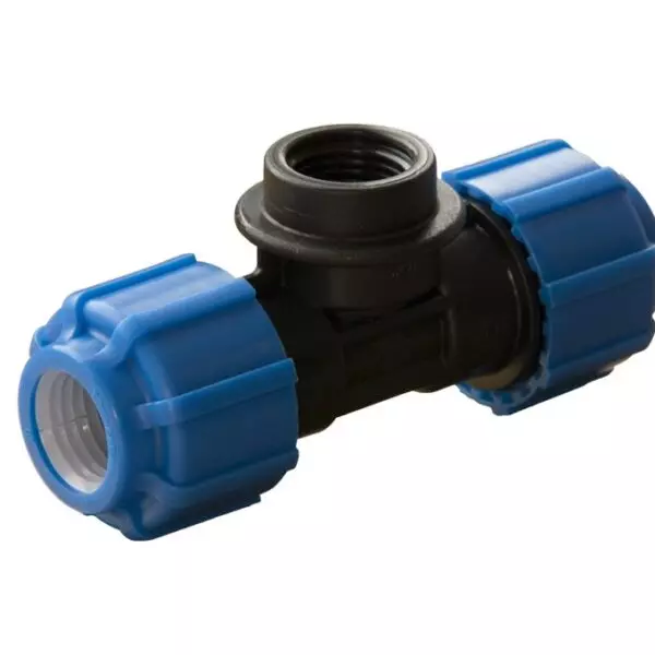 Тройник ПНД 20*3/4″ ВР PN16 усиленный (FROLLO GLOBAL)