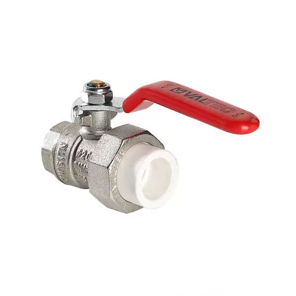 Кран шаровый 20*1/2 ВР рычаг под п/п трубу «VALTEC»
