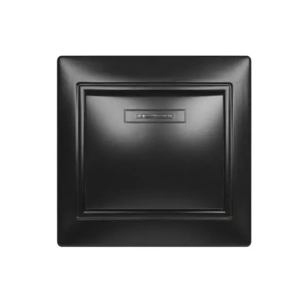 Выключатель 1 клавишный «Smartbuy» черный /SBE-01b-10-SW1-1-c с индикатором