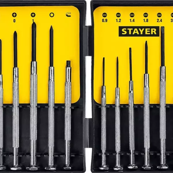 Набор часовых отверток,11 предметов «Stayer» /2560-H11