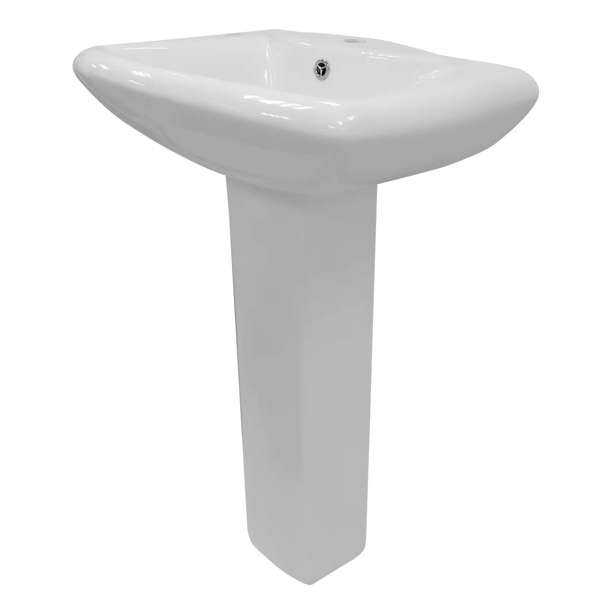 Раковина с пьедесталом AZARIO ELANA 560х440х835 (AZ-334P) — изображение 2