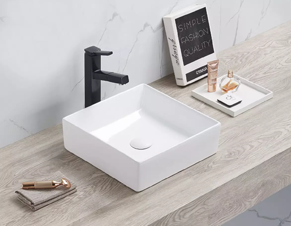 Раковина Azario накладная 350x350x110 белая (AZ-2179-S) — изображение 2