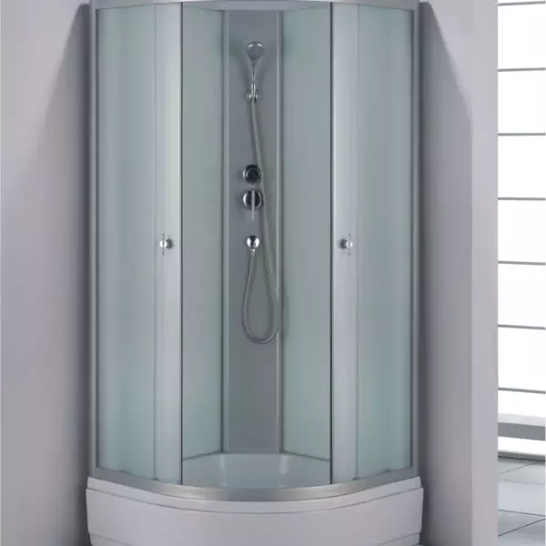 Душевая кабина Loranto 880х880х2150 поддон 26 см, матовое стекло 4 мм (CS-985TM/W-90)