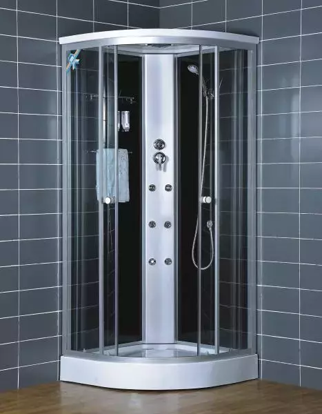Душевая кабина Loranto CS-004 90х90х220, поддон 15 см