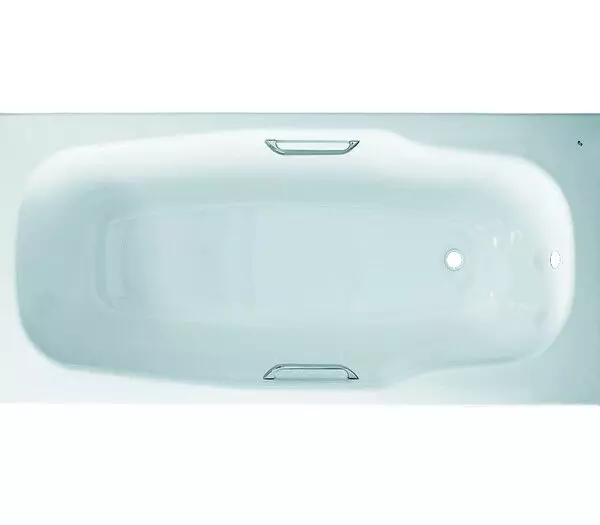 Ванна стальная BLB Atlantica 180x80x36, универсальная, с отверстиями для ручек