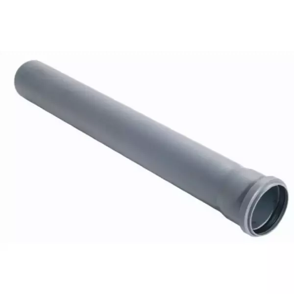 Труба ПВХ с раструбом d50, L-1,50 м / ЭКОНОМ
