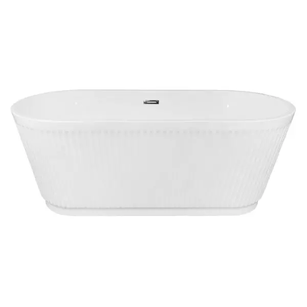 Ванна акриловая Loranto 1700х750х580 отдельностоящая, в комплекте с сифоном и опорными ножками (CS-11-170)