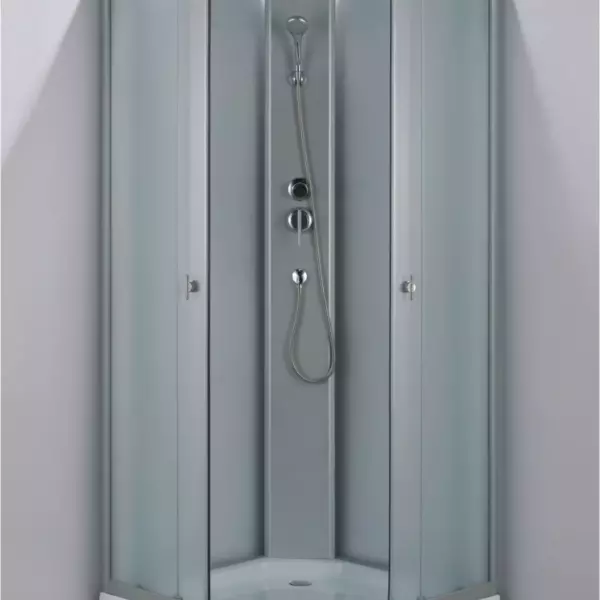 Душевая кабина Loranto 880х880х2150 поддон 14 см, матовое стекло 4 мм,  (CS-981TM/W-90)