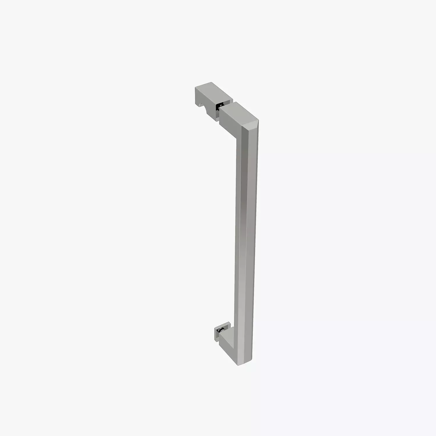 Душевое ограждение Loranto 100x100x190 раздвижная дверь, прозрачное стекло 6 мм, профиль сатин (CS-AB01S-100)