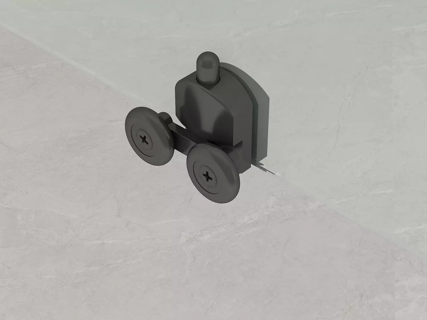 Душевое ограждение Loranto 120x80x190 раздвижная дверь, универсальная, прозрачное стекло 6 мм, профиль серый матовый (CS-AB02GG-128) — изображение 2