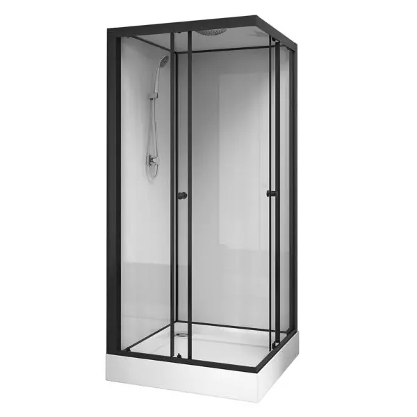 Душевая кабина Loranto NEO 90x90x(190+15) с низким поддоном 15см  (CS-22110)