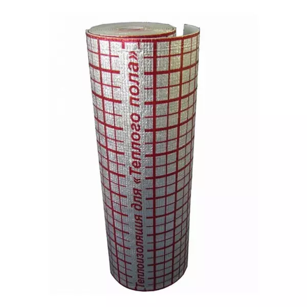 Пенополиэтилен фольгир ламинир б-5 / 1.2*25*30 разлинованный за 1 кв. м