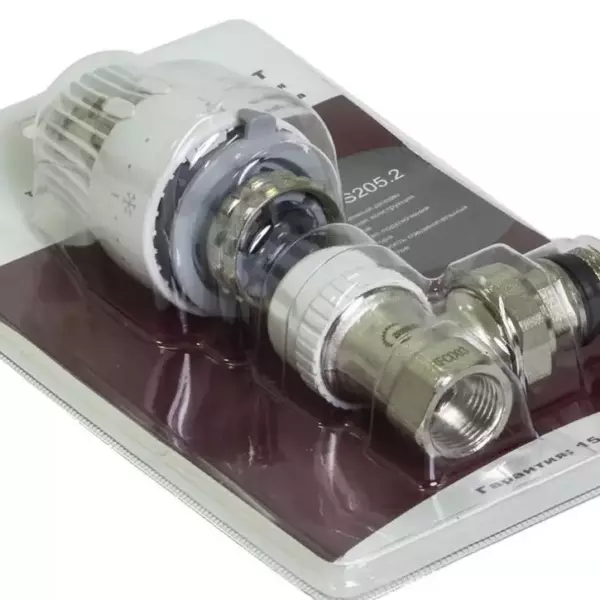 Комплект (1 углов.вент + термоголовк.) 1/2 ZEISSLER