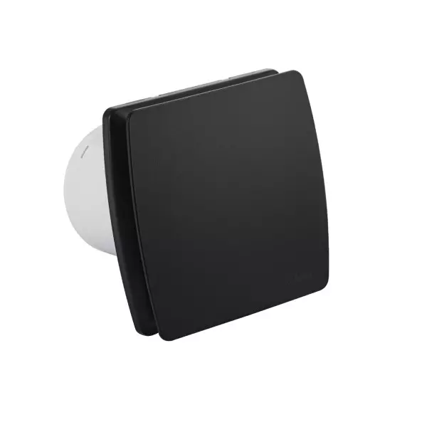 Вентилятор вытяжной с обратным клапаном черный D100 «GFmark» 50043