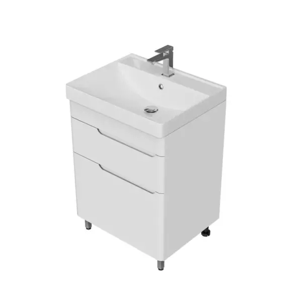 Тумба «FLAT 60/2» с ум. «МИРАНДА 60» MIRSANT