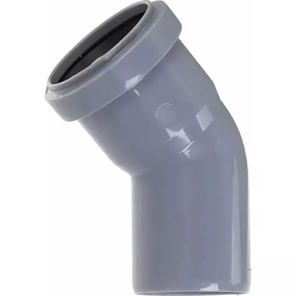 Отвод ПВХ d50/15° / ЭКОНОМ